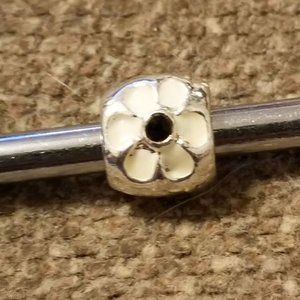 Sterling silver flower charm